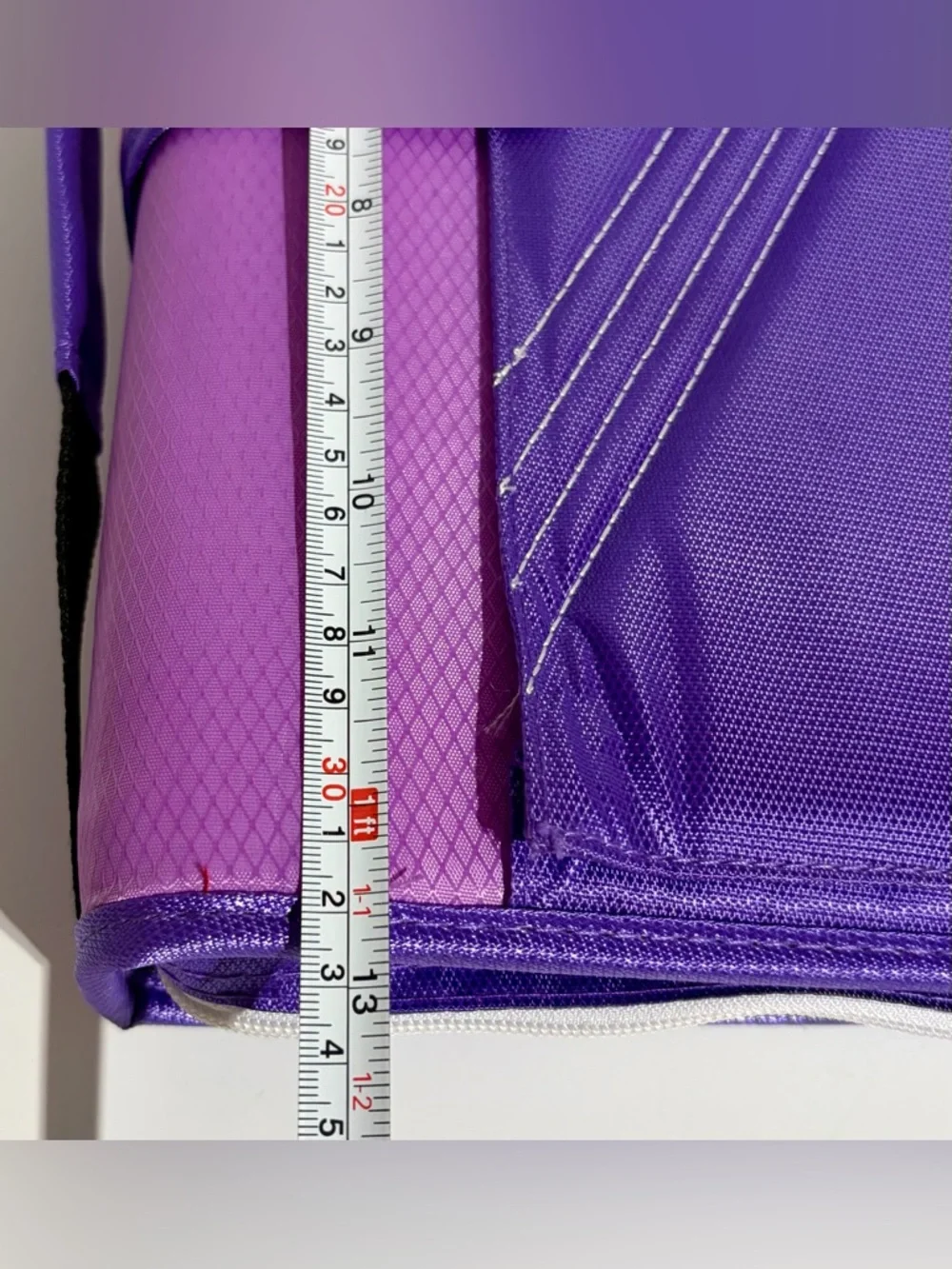 Y2K Mead Trapper Keeper Zip Purple Pink Padded 3 Ring 2” Binder Handle Snapper